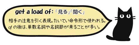 ｢get a load of｣ はどんな意味？ スラングの用法と起源 .